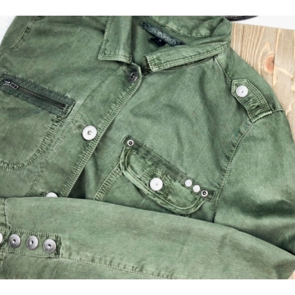 Marrakech green utility army cargo jacket - Picture 6 of 9
